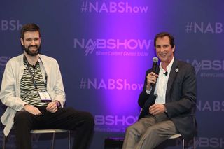 Wavetable Founder Howard Gray (left) and PBS Chief Digital and Marketing Officer Ira Rubenstein talked about public TV's streaming strategy at a 2022 NAB Show session. 