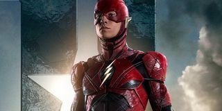 Justice League Ezra Miller The Flash stoic poster pose