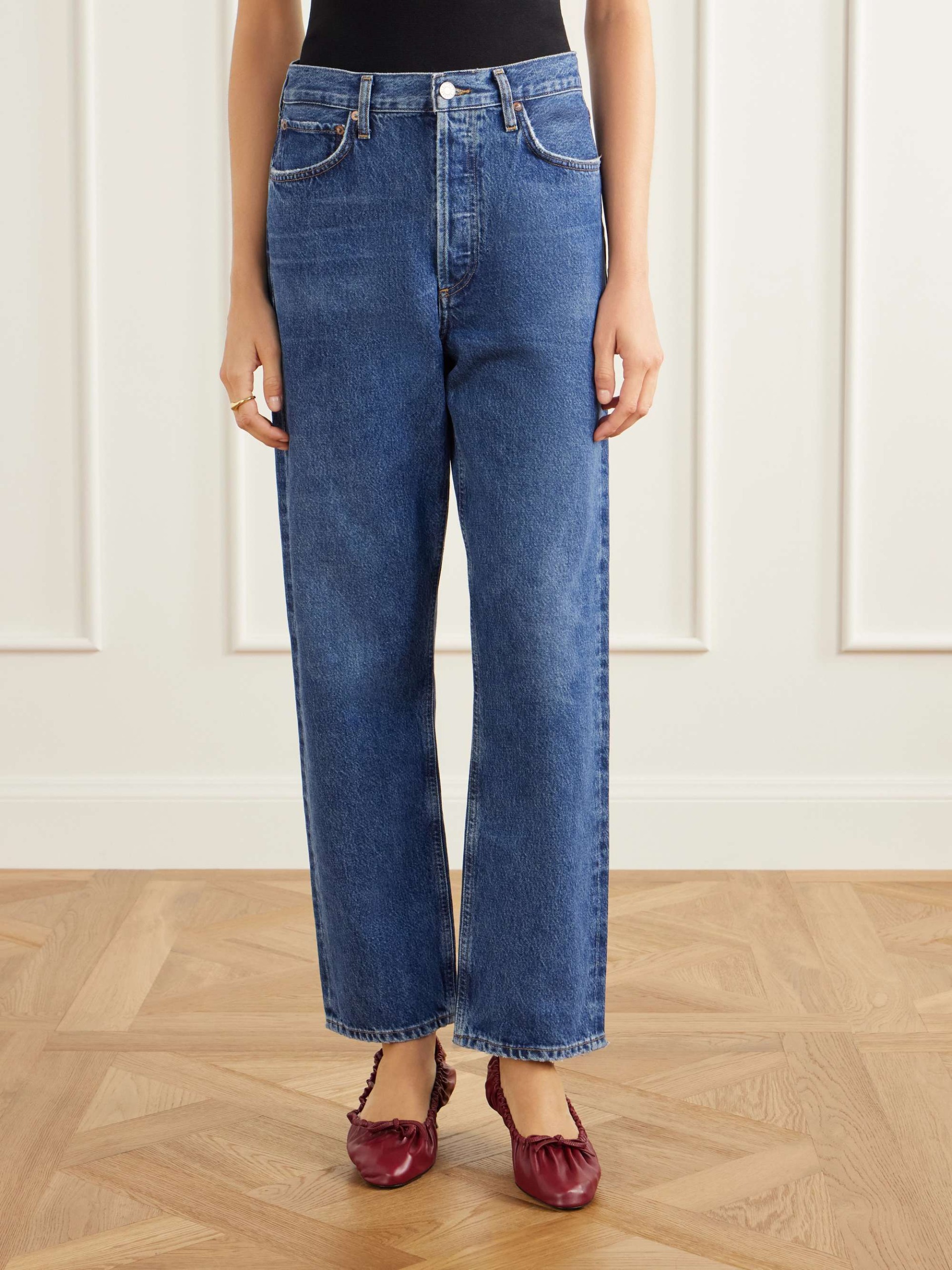 90's Mid-Rise Straight-Leg Jeans