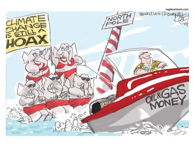 Political cartoon environment climate change energy GOP