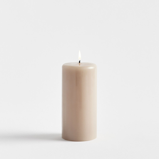 modern curved pillow candle