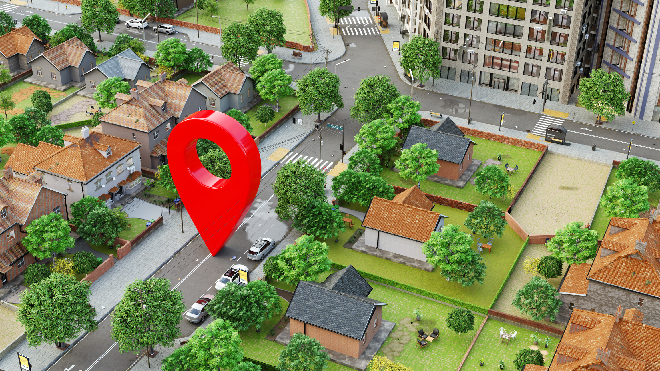 location pin in map