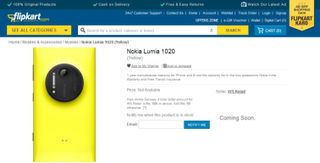 Lumia 1020 Flipkart India