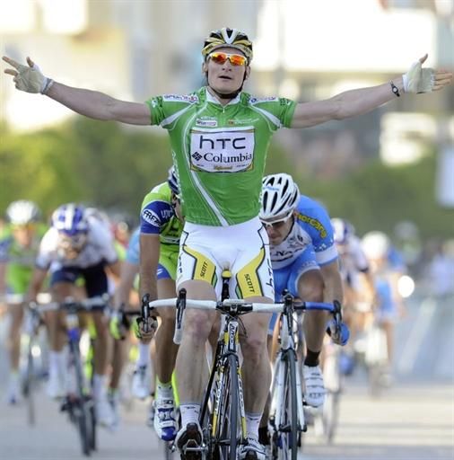 Andr&eacute; Greipel (Team HTC - Columbia) sprinted to victory in stage six, the German's fourth win at the Tour of Turkey.