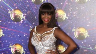 Oti Mabuse attends the "Strictly Come Dancing" launch show red carpet at Television Centre on August 26, 2019