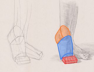 how to draw feet diagrams