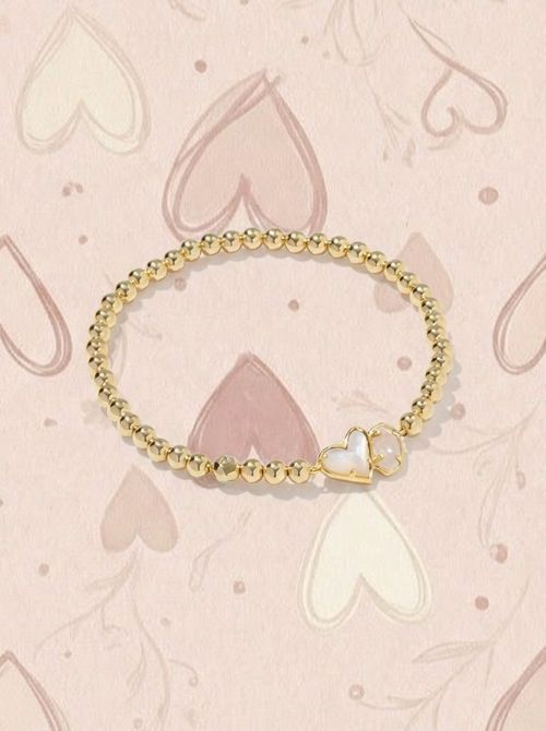 Ari Heart Emilie Stretch Bracelet