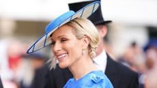 Zara Tindall meets guests during a Royal Garden Party at Buckingham Palace on May 8, 2026