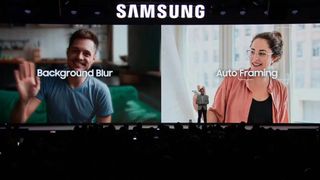 Samsung CES keynote webcam feature