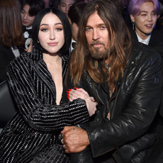 Noah Cyrus (L) and Billy Ray Cyrus during the 61st Annual GRAMMY Awards at Staples Center on February 10, 2019 in Los Angeles, California.