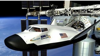 Image of SNC's Dream Chaser spacecraft