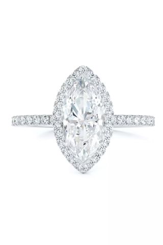 De Beers Aura Marquise-Shaped Diamond Ring