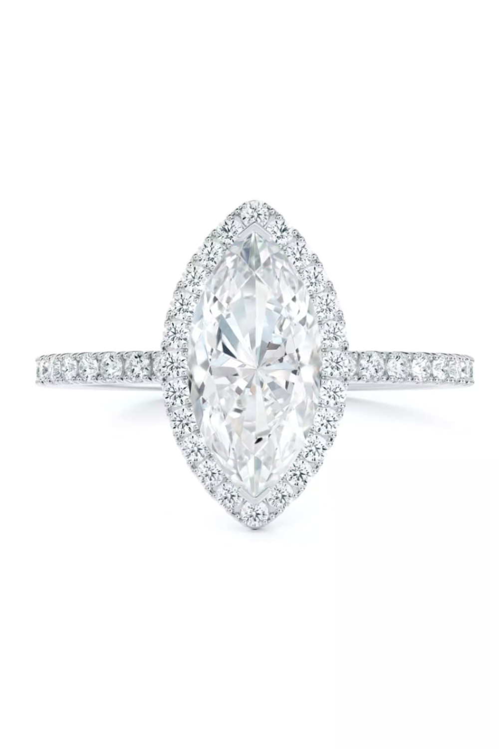 De Beers Aura Marquise-Shaped Diamond Ring