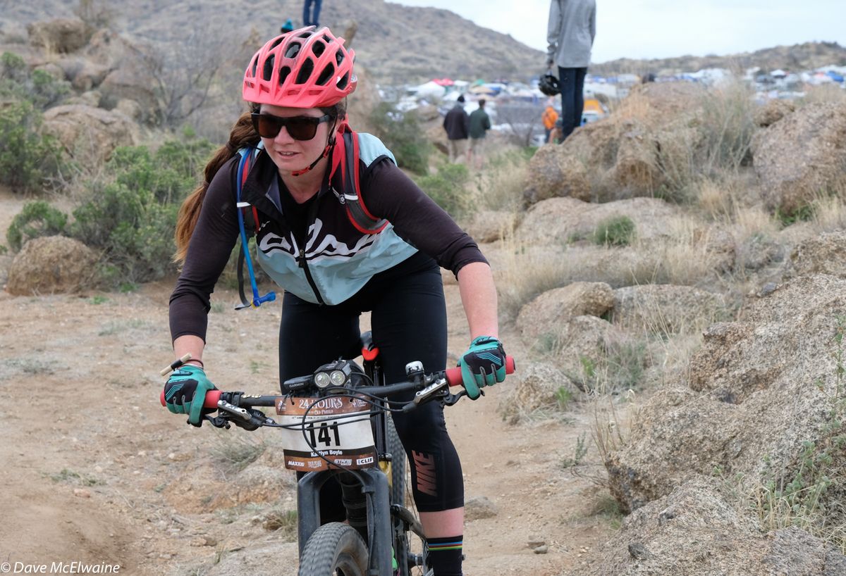 Kaitlin Boyle was riding in the solo division