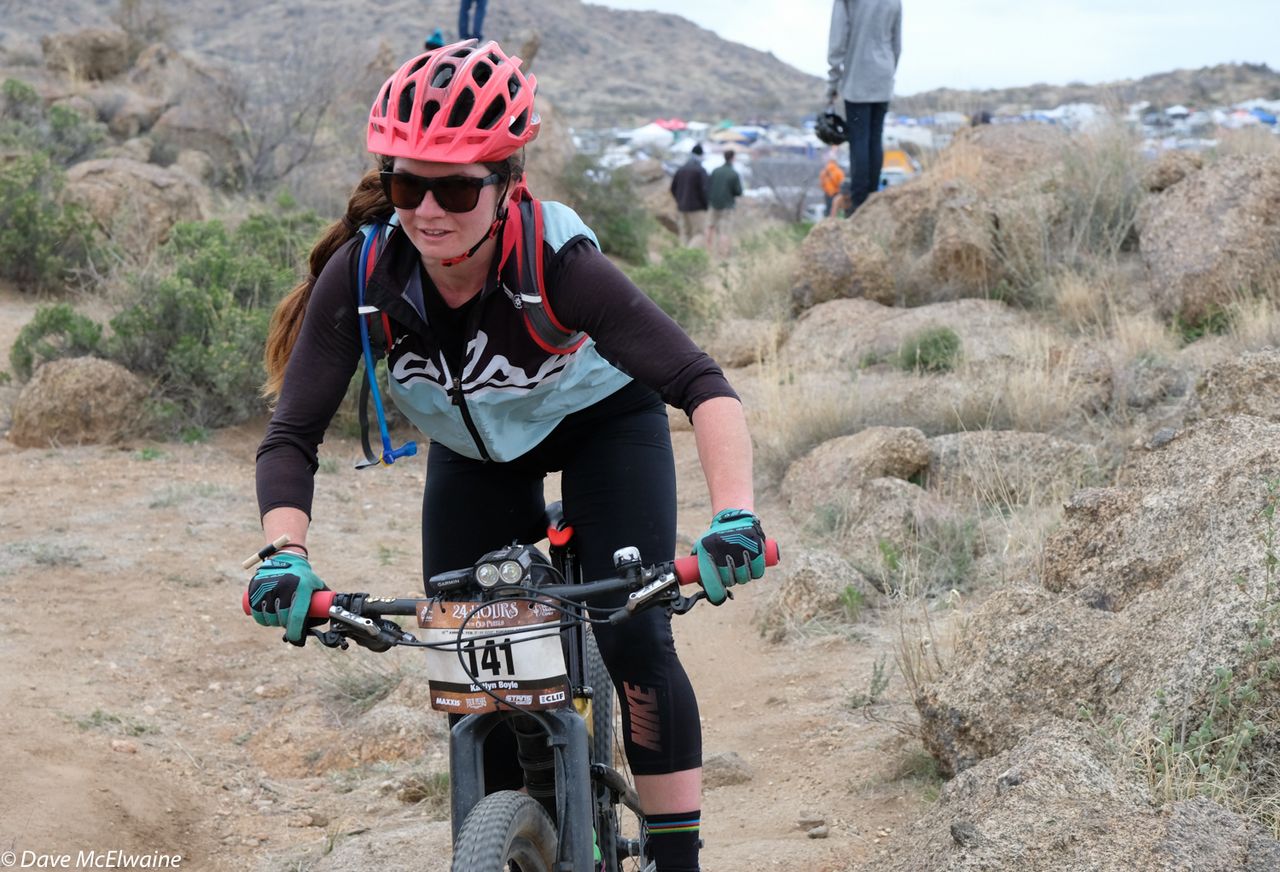 Kaitlin Boyle was riding in the solo division