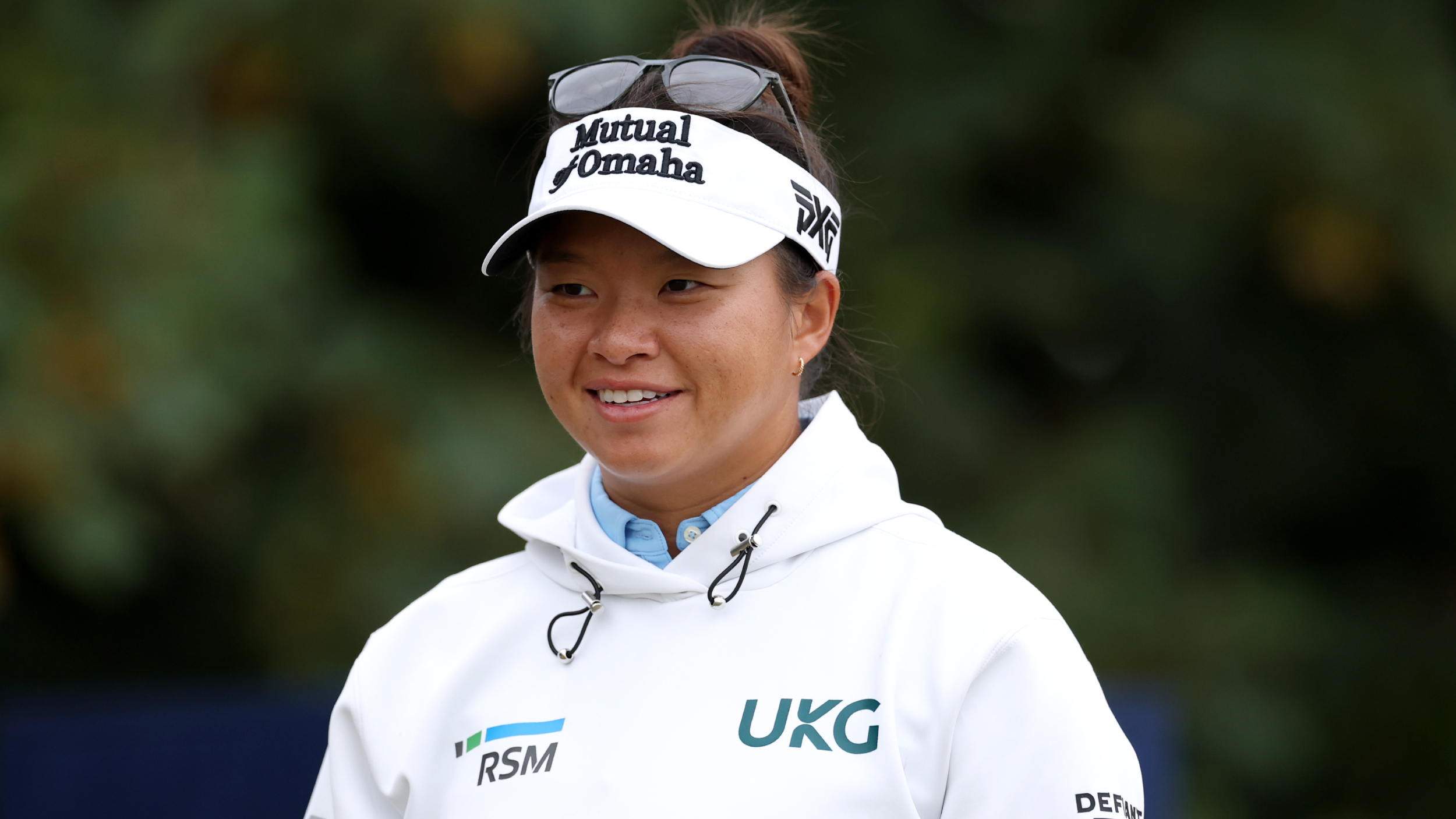 Megan Khang at the AIG Women's Open