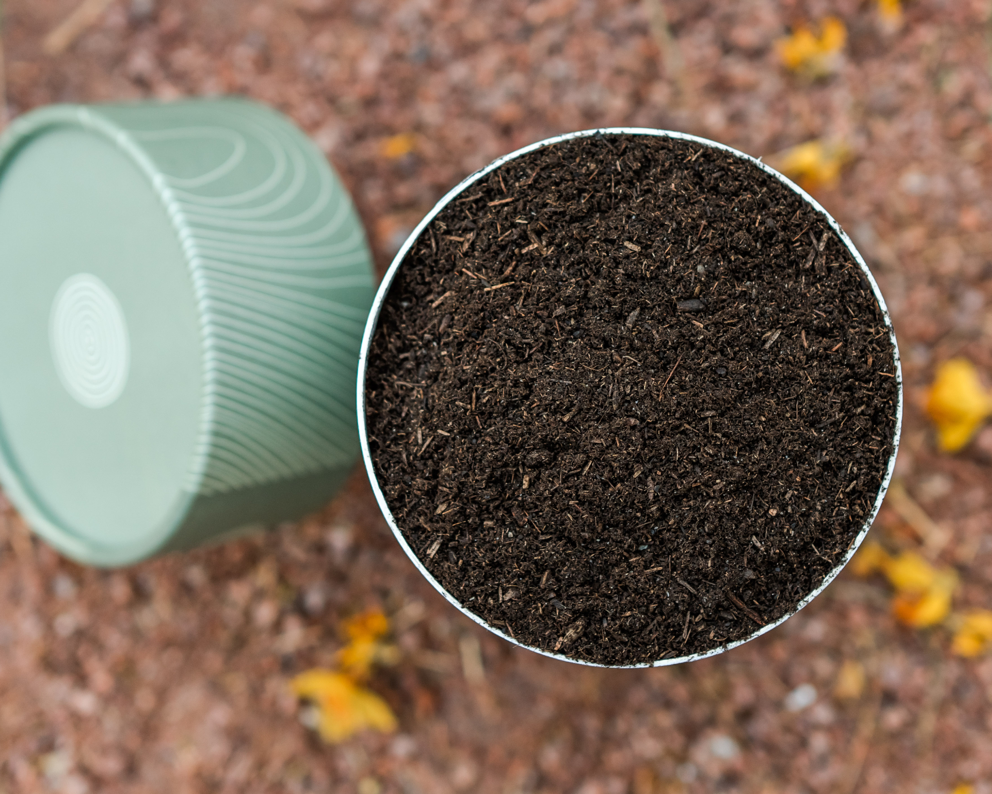 compost created from human composting pr terramation or natural organic reduction at Earth Funeral