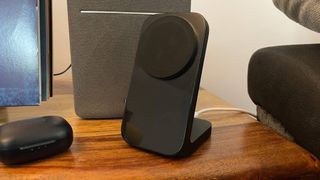 A Nomad MagSafe wireless Qi2 charger