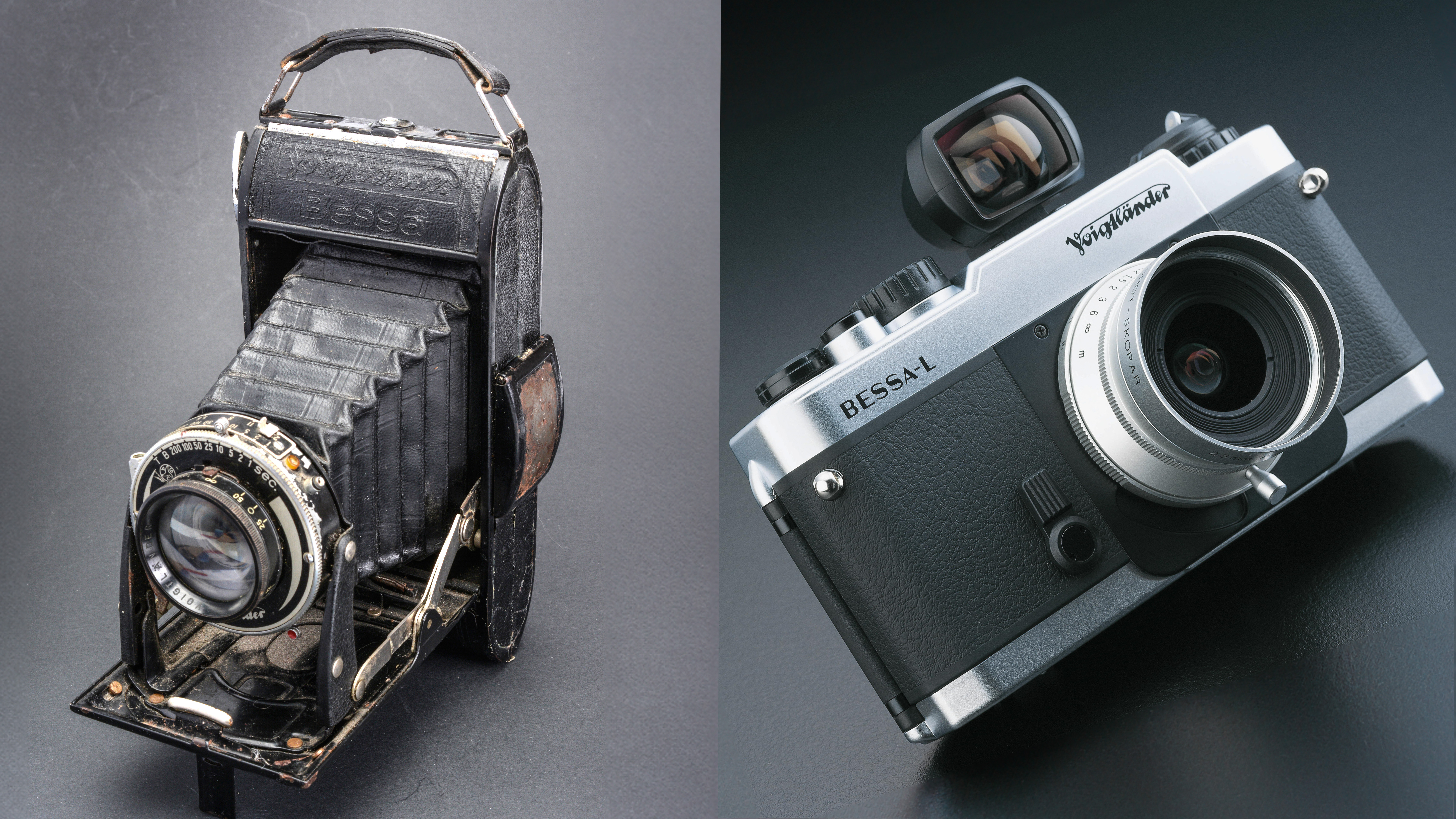 Voigtländer Bessa (1937) and Voigtländer Bessa-L (1999) cameras