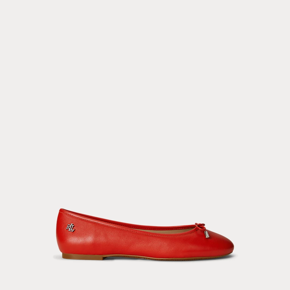 Jayna Nappa Leather Flat