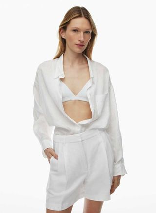 Aritzia, Relaxed Linen Shirt