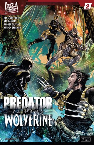 Cover for Predator vs. Wolverine #2