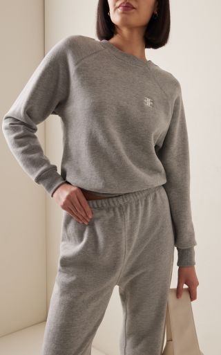 Éterne, Shrunken Cotton-Modal Terry Sweatshirt