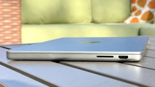 MacBook Pro 14-inch M3 right side ports