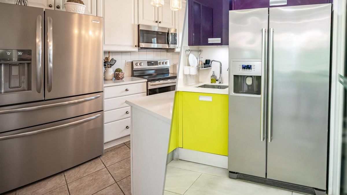 fridge French door vs side-by-side doors