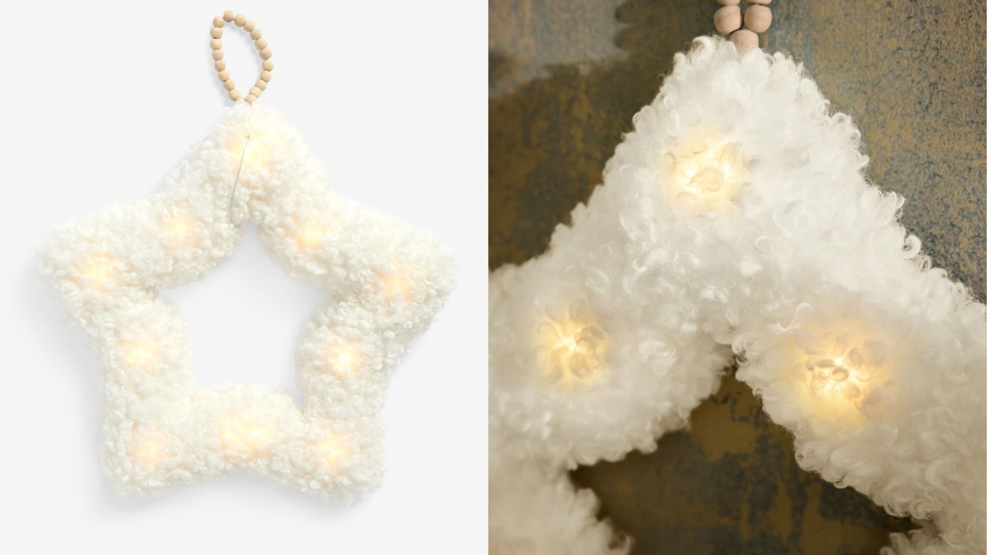  fluffy star wreath 