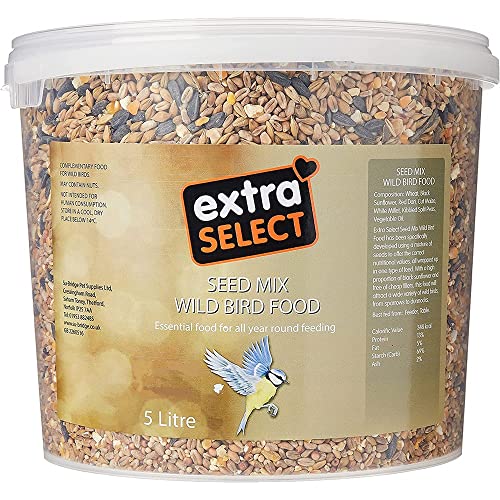 Extra Select Seed Mix Wild Bird Food, 5 Litre (package May Vary) : Amazon.co.uk: Pet Supplies