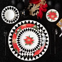 Amara, Halcyon Days Parterre Poinsettia Coaster Set (£76)