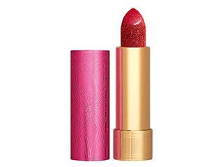 Glitter lipstick Gucci Beauty Rouge à Lèvres Lunaison Lipstick in Goldie Red, £39