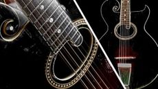 A 1913 Gibson acoustic guitar played and owned by both George Harrison of The Beatles and Eric Clapton of Cream