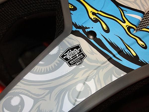 Bell is collaborating with renowned graphic artist Jimbo Phillips for a number of helmet models this year.