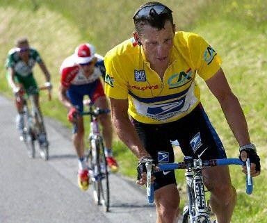 USA's Lance Armstrong took his first Dauphin&eacute; win in 2000 over team-mate Floyd Landis