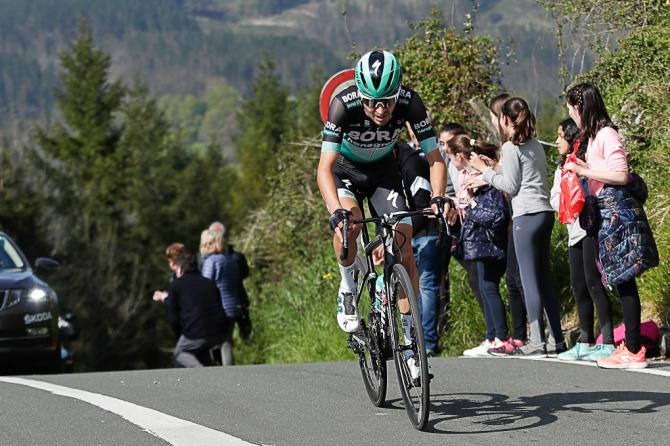 Emanuel Buchmann goes solo on stage 5 at Pais Vasco