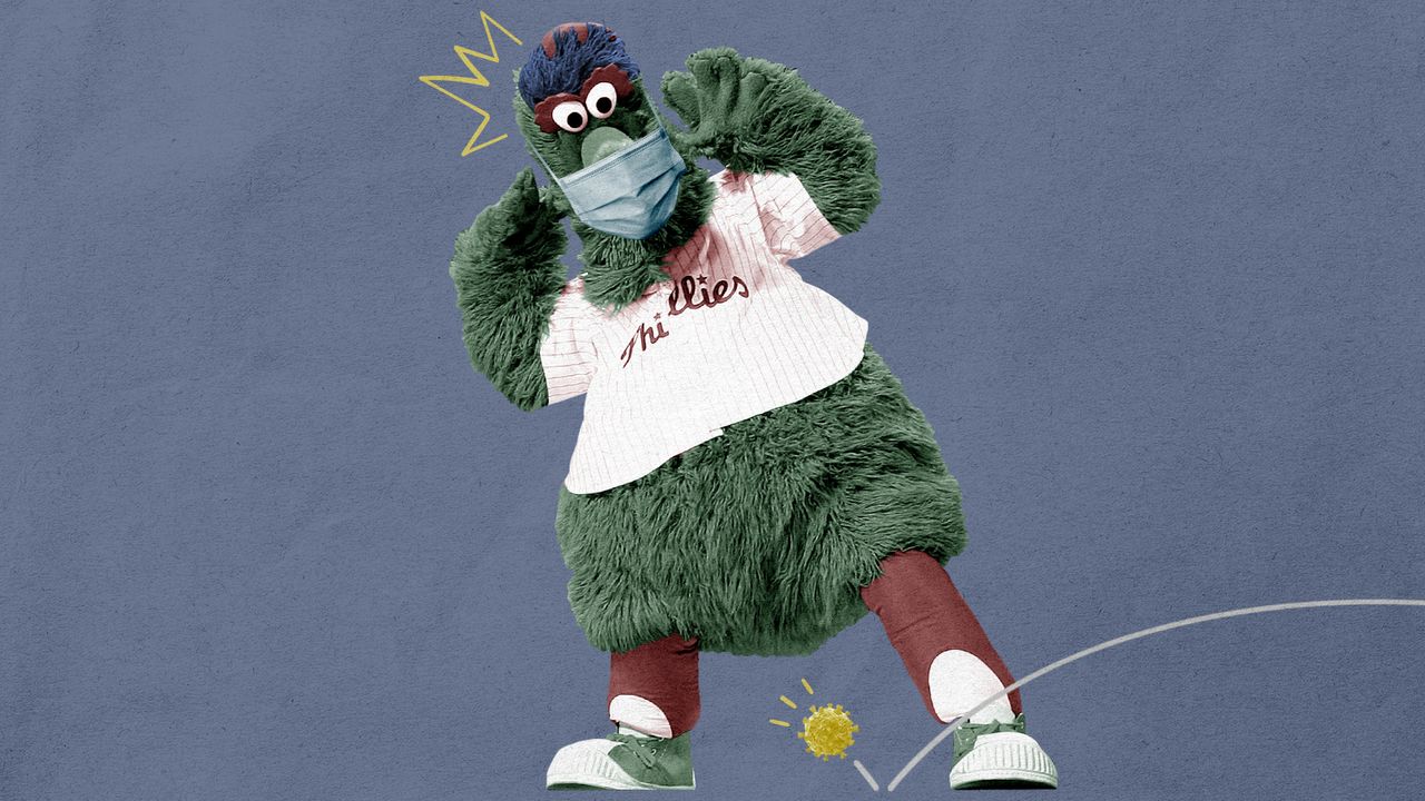 The Philly Phanatic.