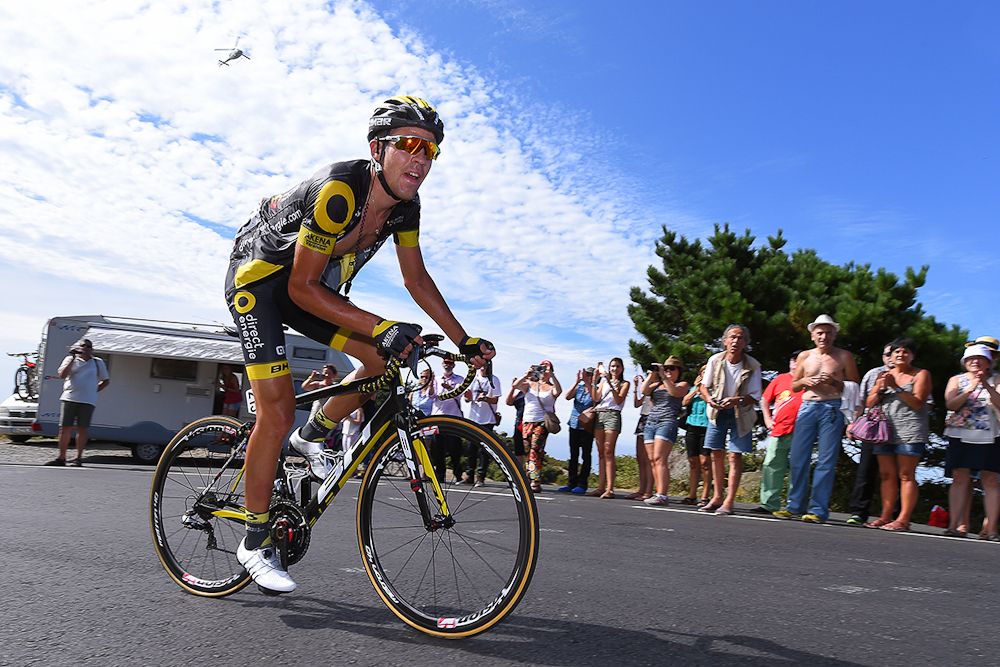Lilian Calmejane (Direct Energie) on his way to winning stage 4 at the Vuelta