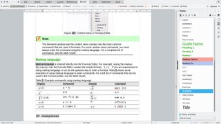 LibreOffice Writer user interface