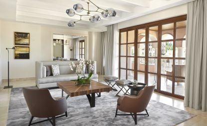 Park Hyatt guest room lounge interior