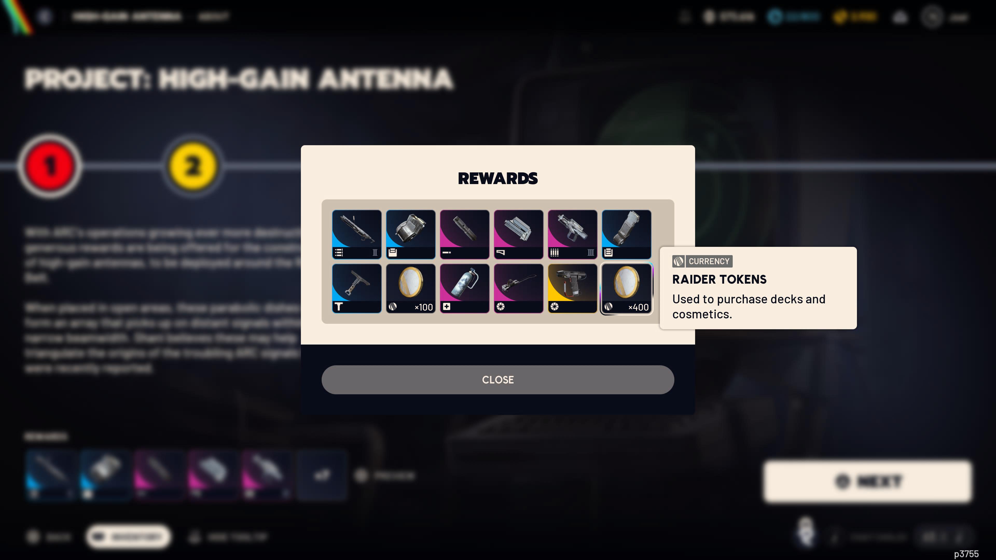 Arc Raiders High Gain Antenna