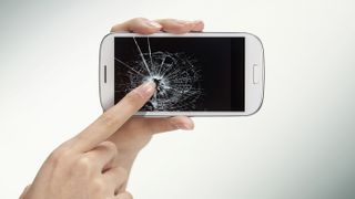 cracked mobile screen