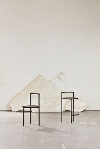 Paolo Pallucco exhibition studio chairs