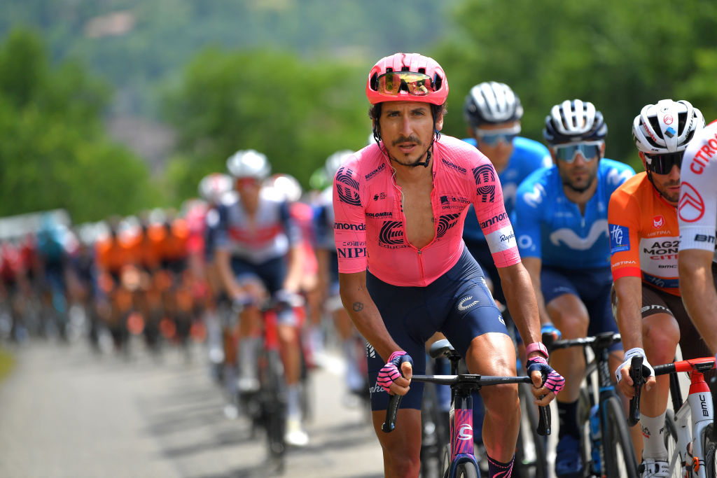 AUCH, FRANCE - JUNE 11: David Lachlan Morton of Australia and Team EF Education - Nippo during the 45th La Route d&amp;amp;apos;Occitanie - La Depeche Du Midi 2021, Stage 2 a 198,7km stage from Villefranche-de-Rouergue to Auch 174m / #RDO2021 / @RouteOccitanie / on June 11, 2021 in Auch, France. (Photo by Luc Claessen/Getty Images)