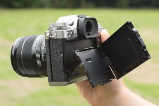 The Fujifilm X-T3 is one of a handful of recent cameras to have an LCD that can not only tilt up and down, but can also be pulled sideways. Image credit: TechRadar