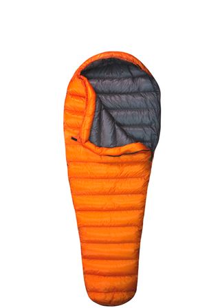 Western Mountaineering Flylite Sleeping Bag on a white background