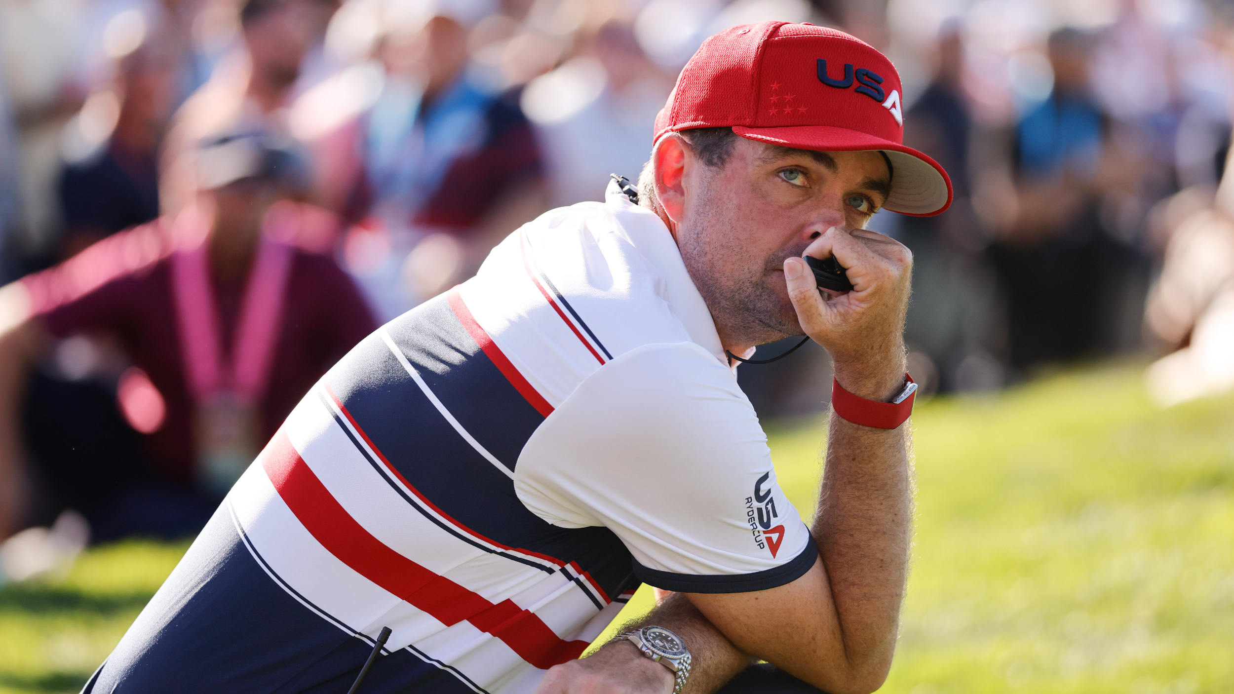 Keegan Bradley at the Ryder Cup 