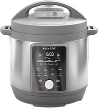Instant Pot Duo Plus 9-in-1 Pressure Cooker: was $169 now $119 @ Amazon
The Instant Pot Duo Plus has an 8-quart capacity, which is ideal for big families. It comes with nine different functions that include a pressure cook, slow cook, rice cooker, yogurt maker, steamer, sauté pan, sterilizer and food warmer — plus 25 customizable smart programs. In addition, its one-touch operation and large LCD display makes it easy to use. Other features include a quiet steam release and dishwasher proof parts and accessories for easy clean up. &nbsp;
Price check: $145 @ Walmart