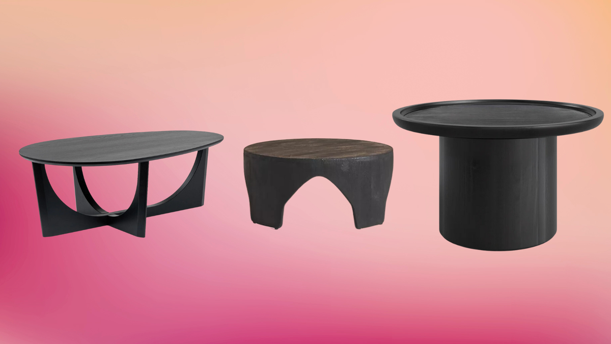 12 tables basses noires et élégantes qui ont l'air très chères 